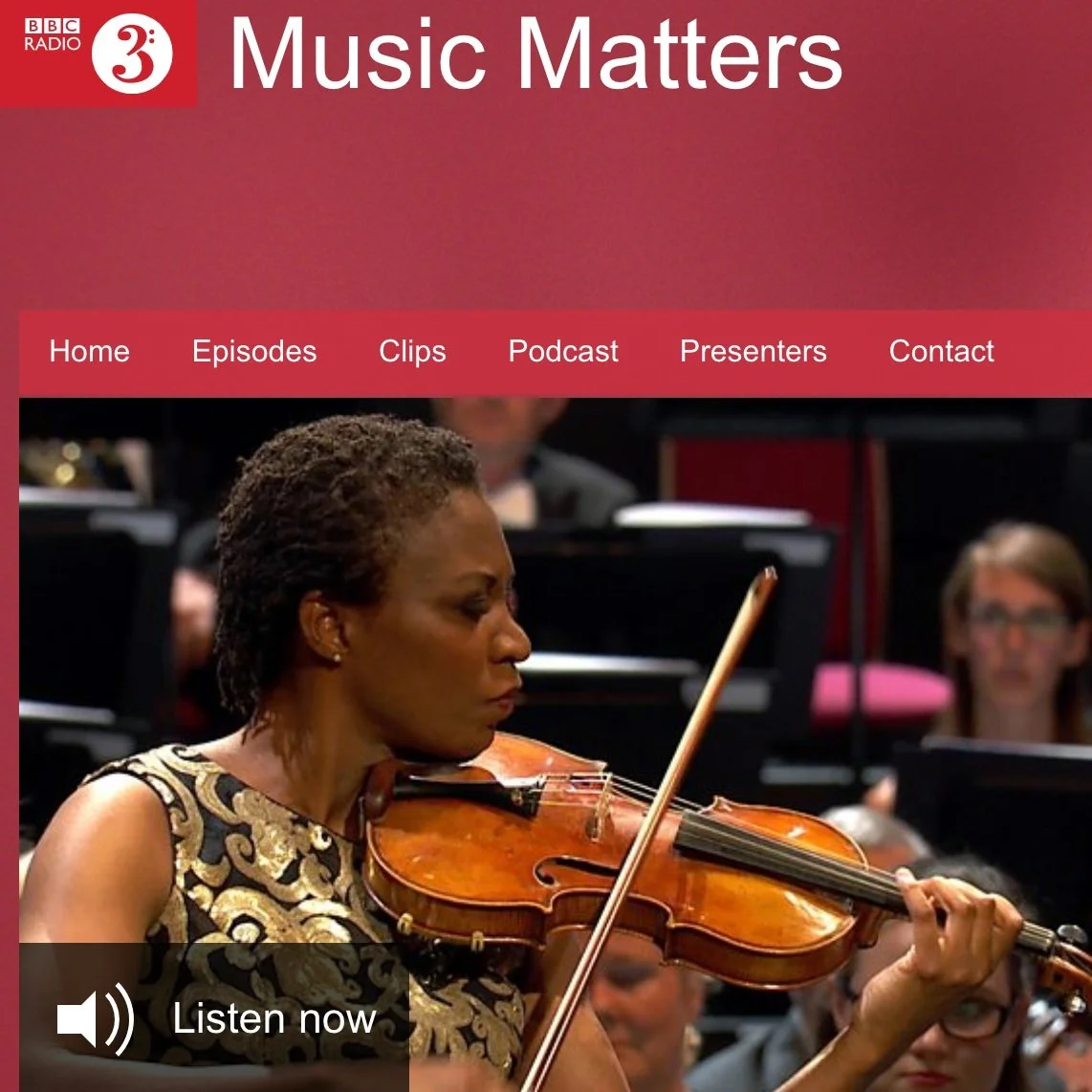 BBC Radio 3 Interview on Music Matters