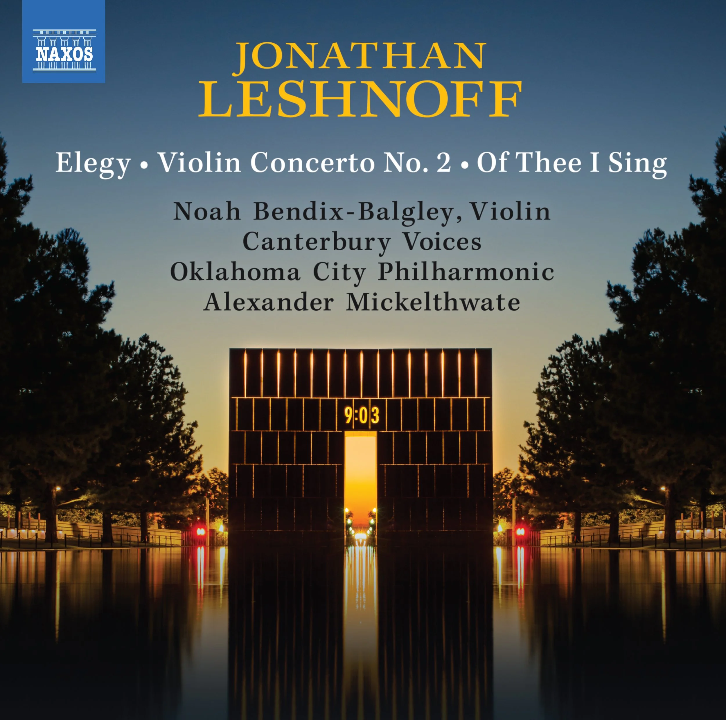 Oklahoma City Philharmonic Releases Leshnoff: Elegy • Violin Concerto • Of Thee I Sing