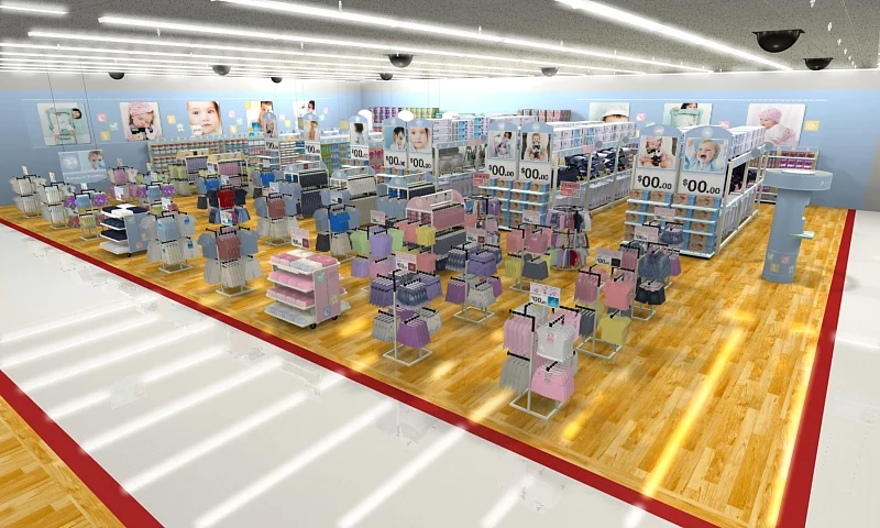 Disney Baby store concept within Walmart