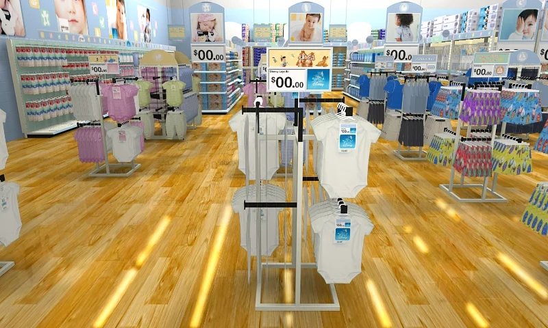 Disney Baby store concept within Walmart