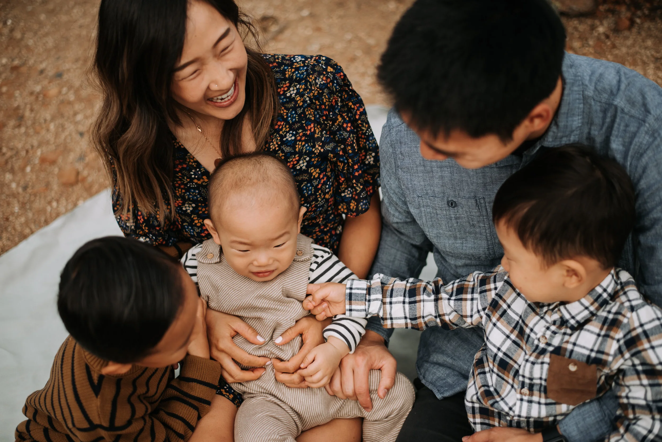 San Diego family photos - Wynn and Linn