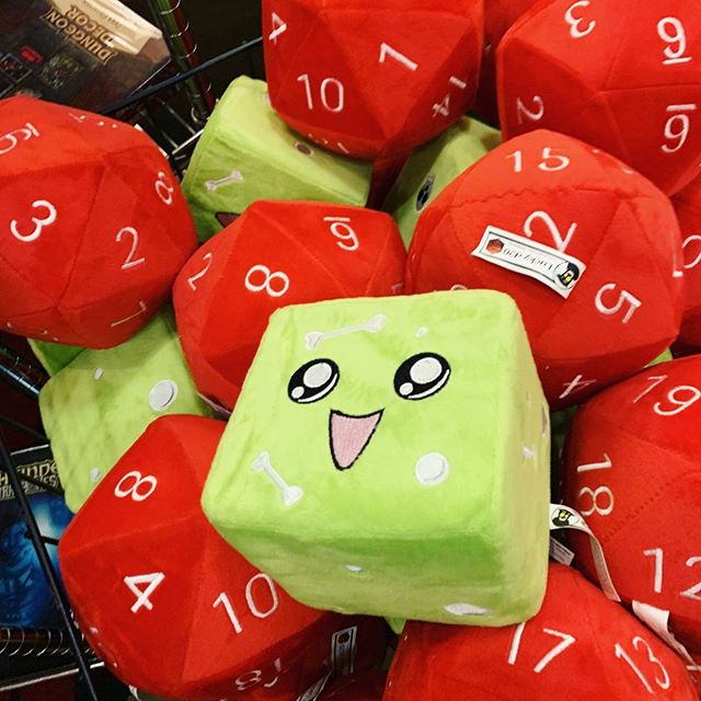 Why can&rsquo;t all gelatinous cubes be this cute and likely less deadly‽  #diceporn #d20 #gelatinouscube #pathfinderrpg #dnd #newpodcast