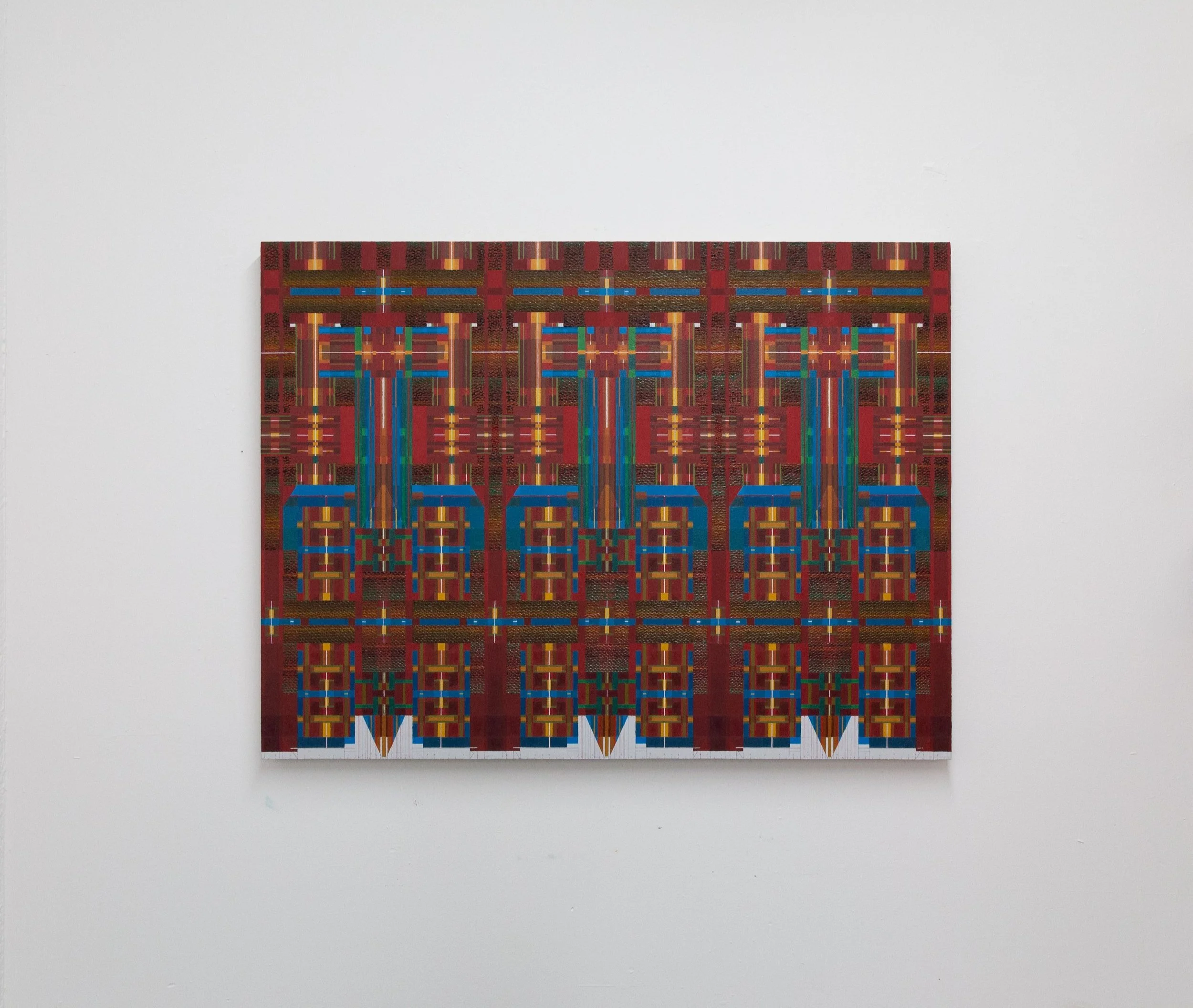 Almas Solares,
36” x 48”,
Oil on Stretched linen on wood board,
2025