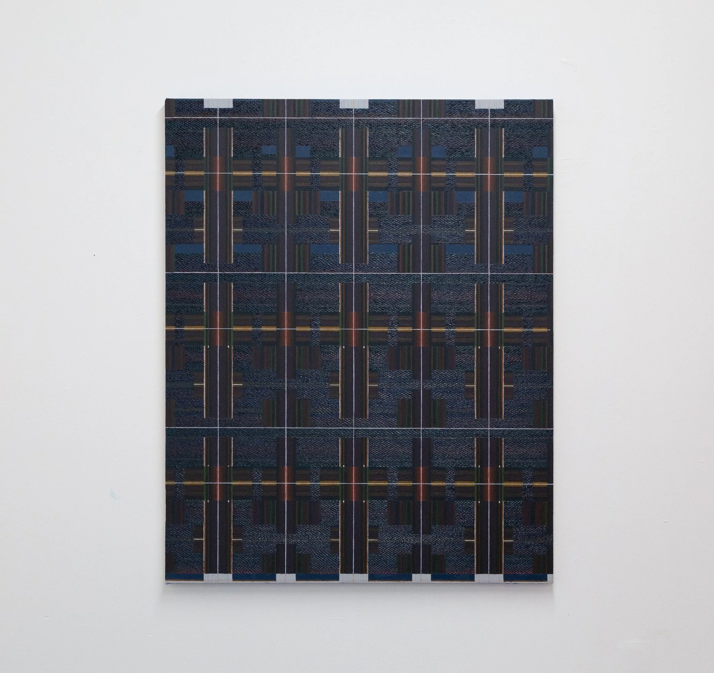 Mi hogar Magnético, 50" x 36", Oil on canvas, 2025