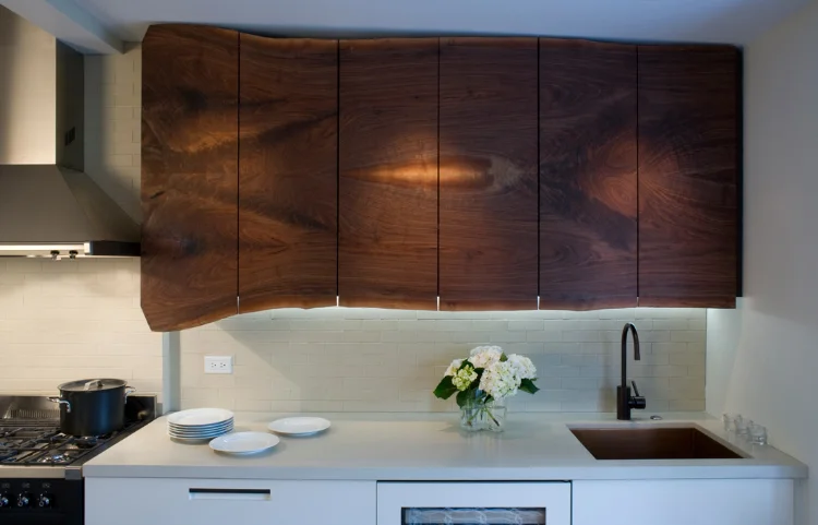 Makomb Kitchen, 2012. Black Walnut.