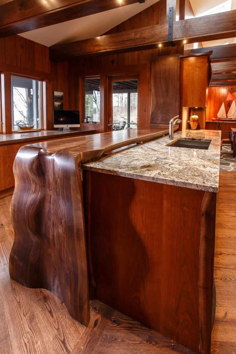 Hewes Kitchen, 2016. Black Walnut.