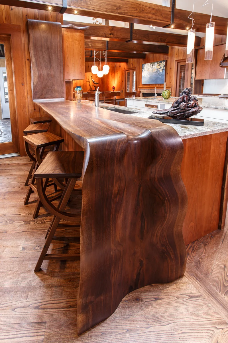 Hewes Kitchen, 2016. Black Walnut.