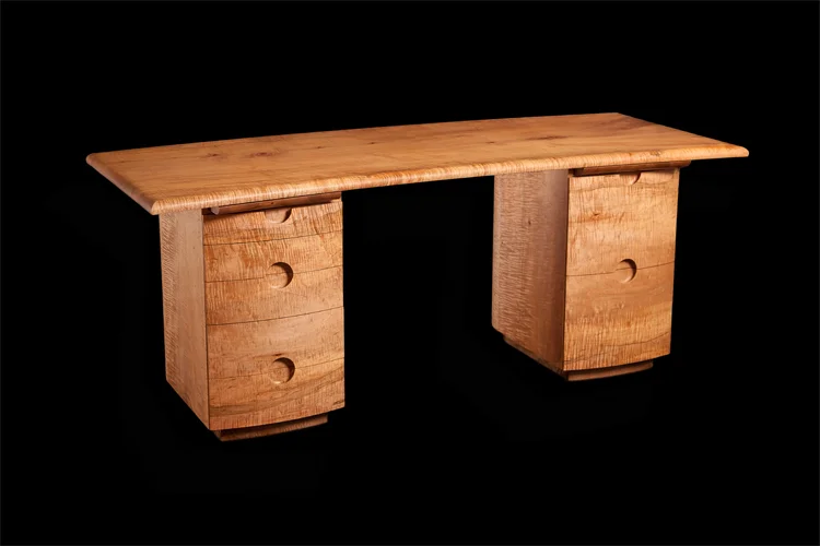 Hope desk, 2012. Curly maple