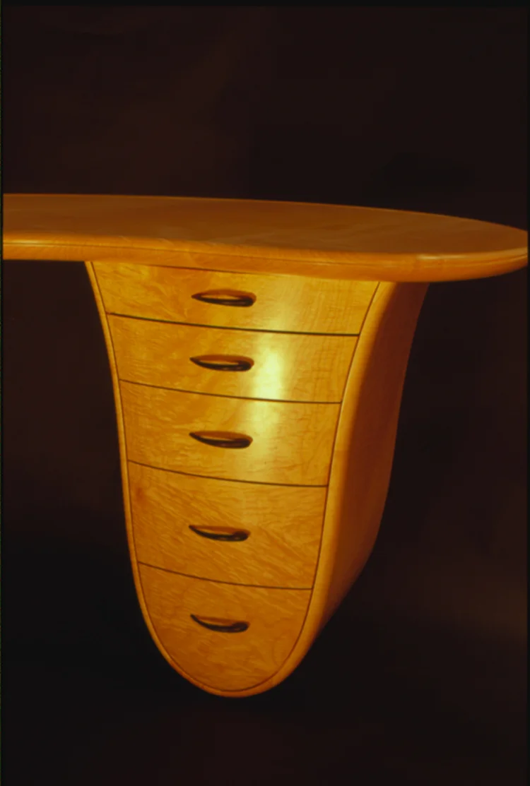 Computer Haven, 2003. Curly maple