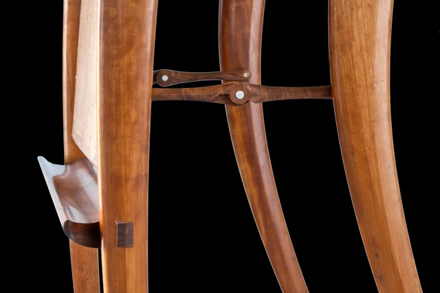 Elli Easel, 2002. Cherry, black walnut