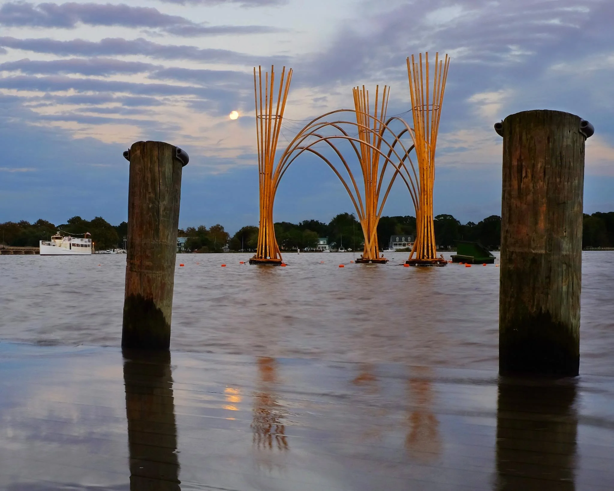 Sankalpa, 2015. Public art installation, Chester River