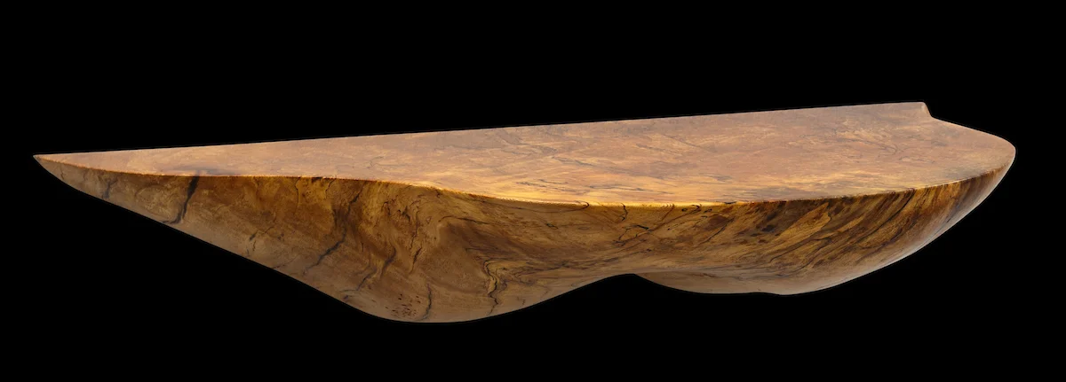 Incoming Tide, 2017. Curly maple