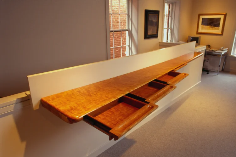 Weir Shelf, 2000. Curly maple
