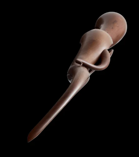 Pea Pod, 2013. Walnut