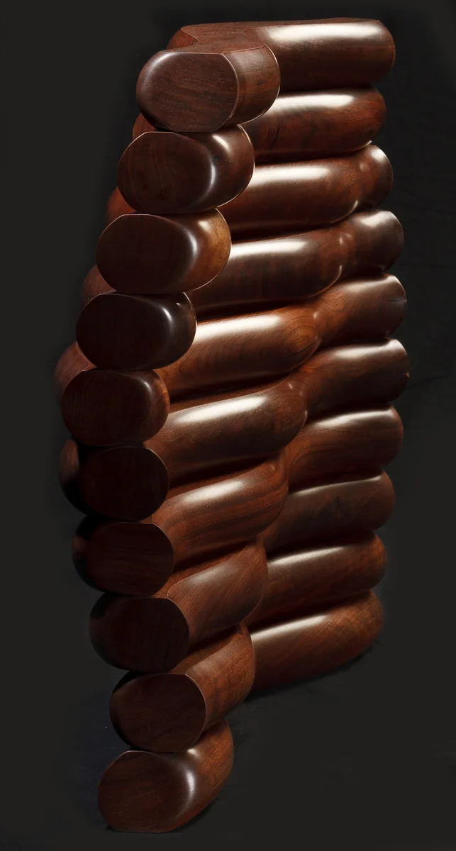 Cascading Water, 2013. Walnut