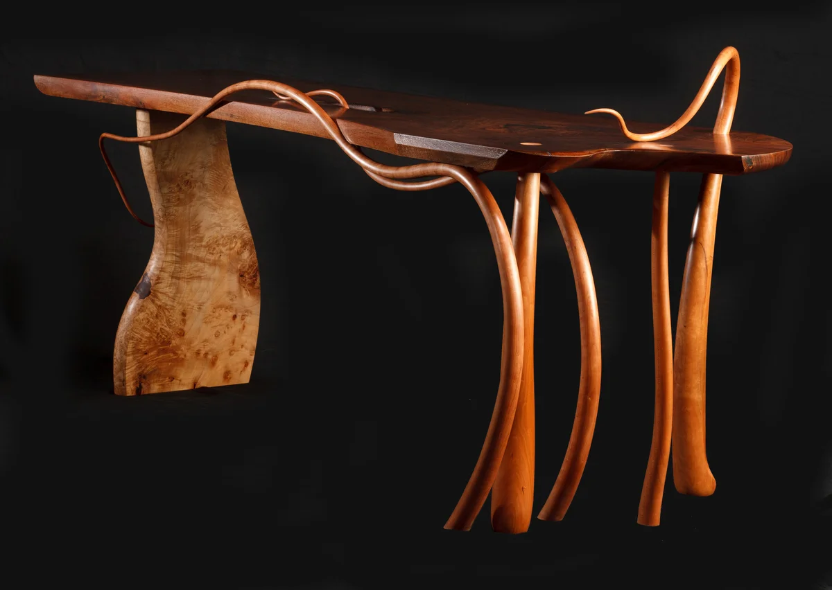 Water's Edge, 2014. Walnut, cherry, maple