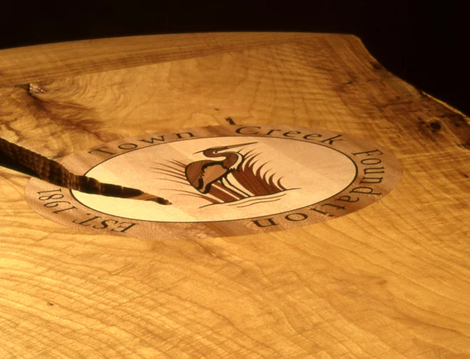 Conference Table, 2004. Yellowwood, walnut