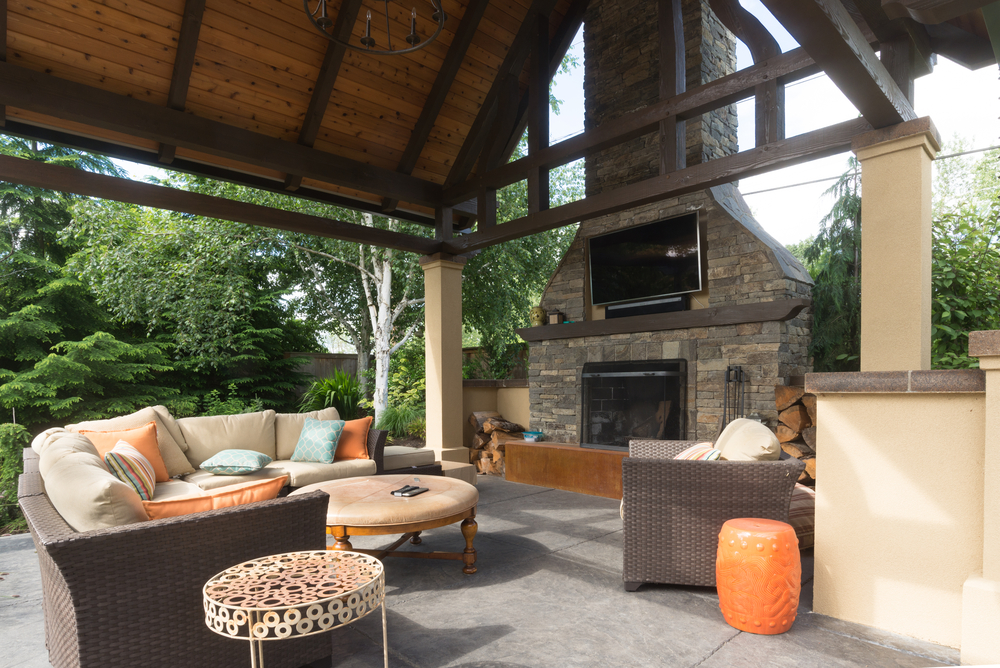 Outdoor Kitchen And Fireplace Designs Silvestri Landscape Inc Long Island Landscaping Masonry - Long Island Outdoor Fireplace