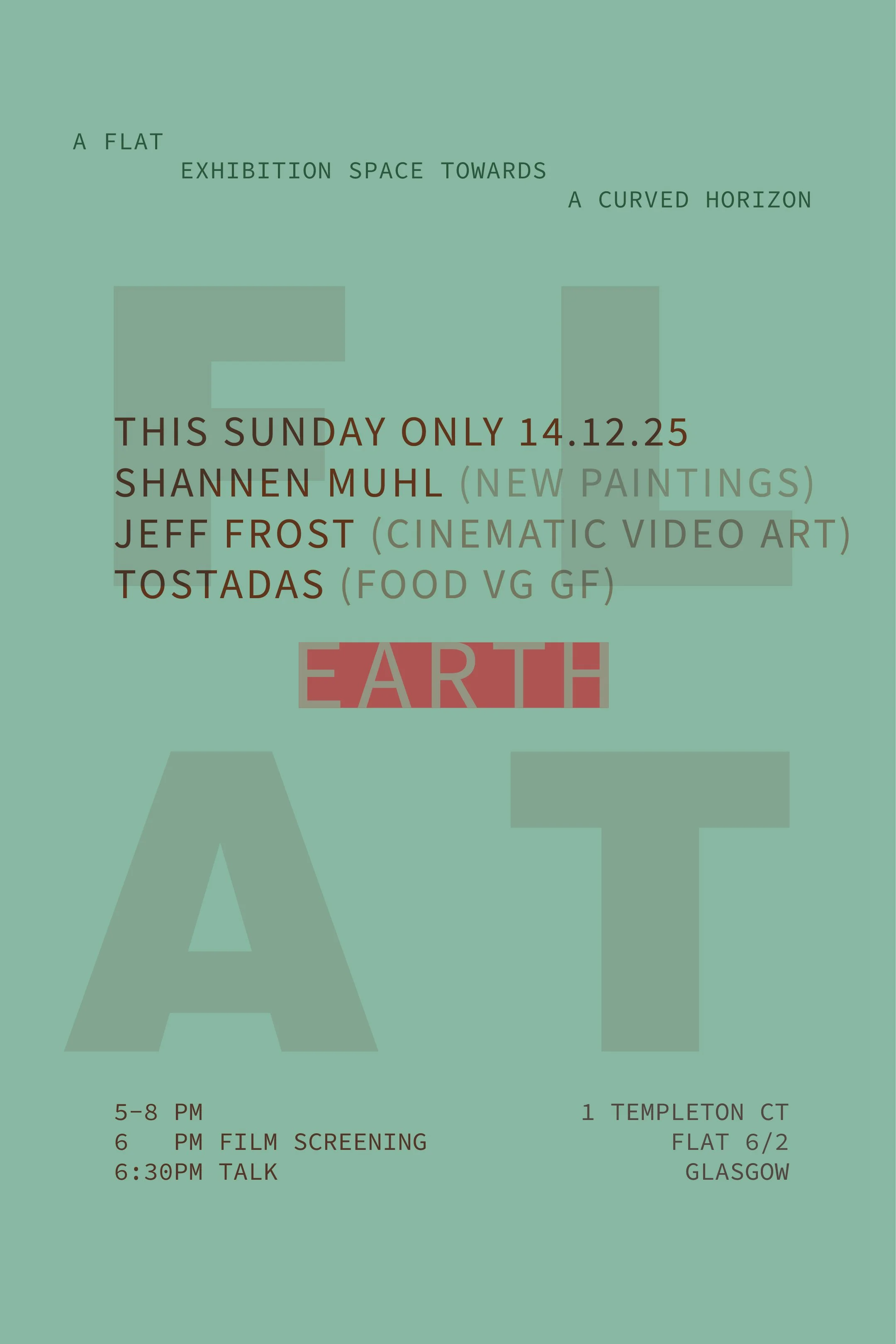 EXHIBITION Flat Earth at POST COMPLEX