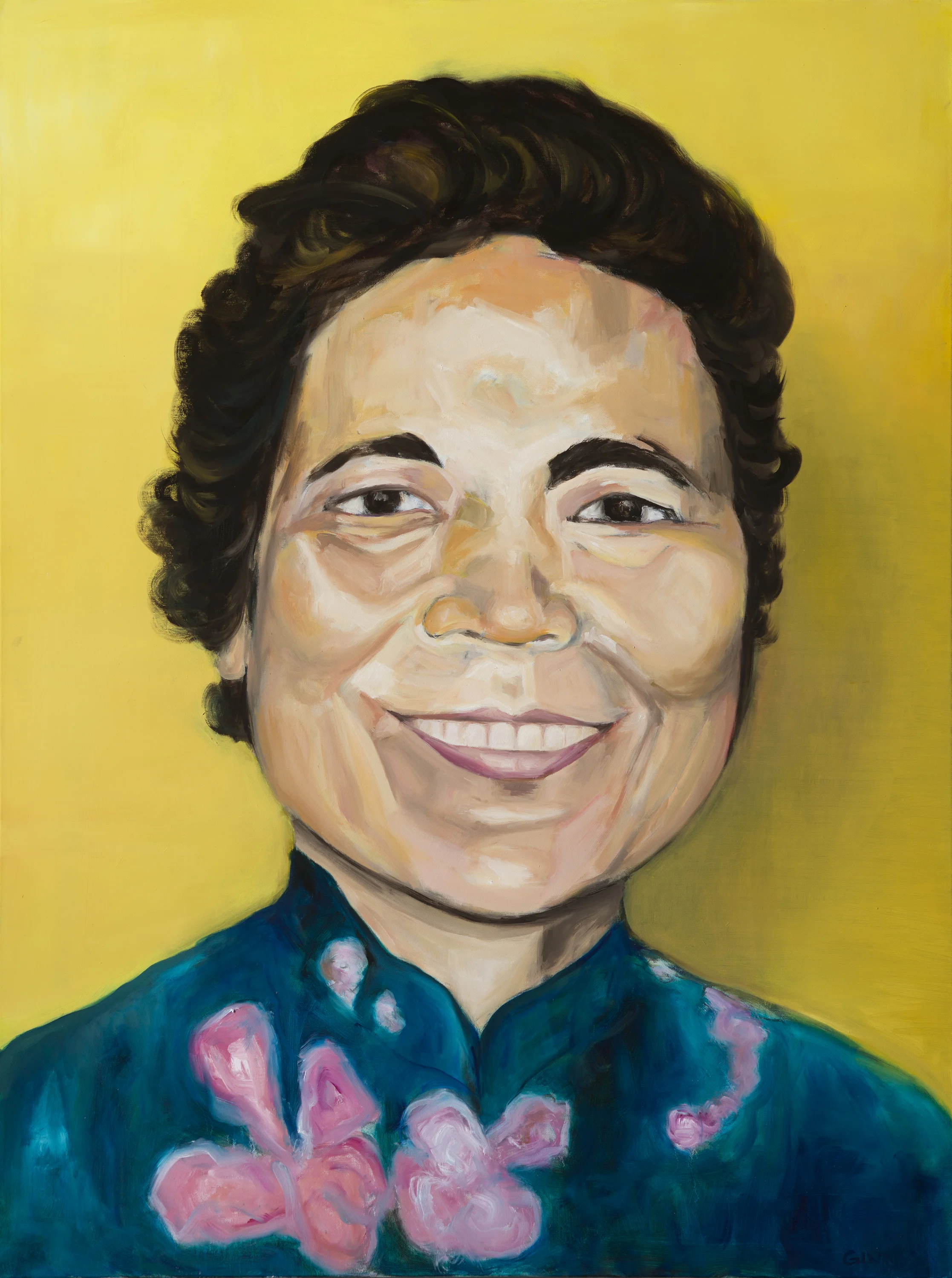 "Follow the Sun" oil on canvas, 48" x 36"