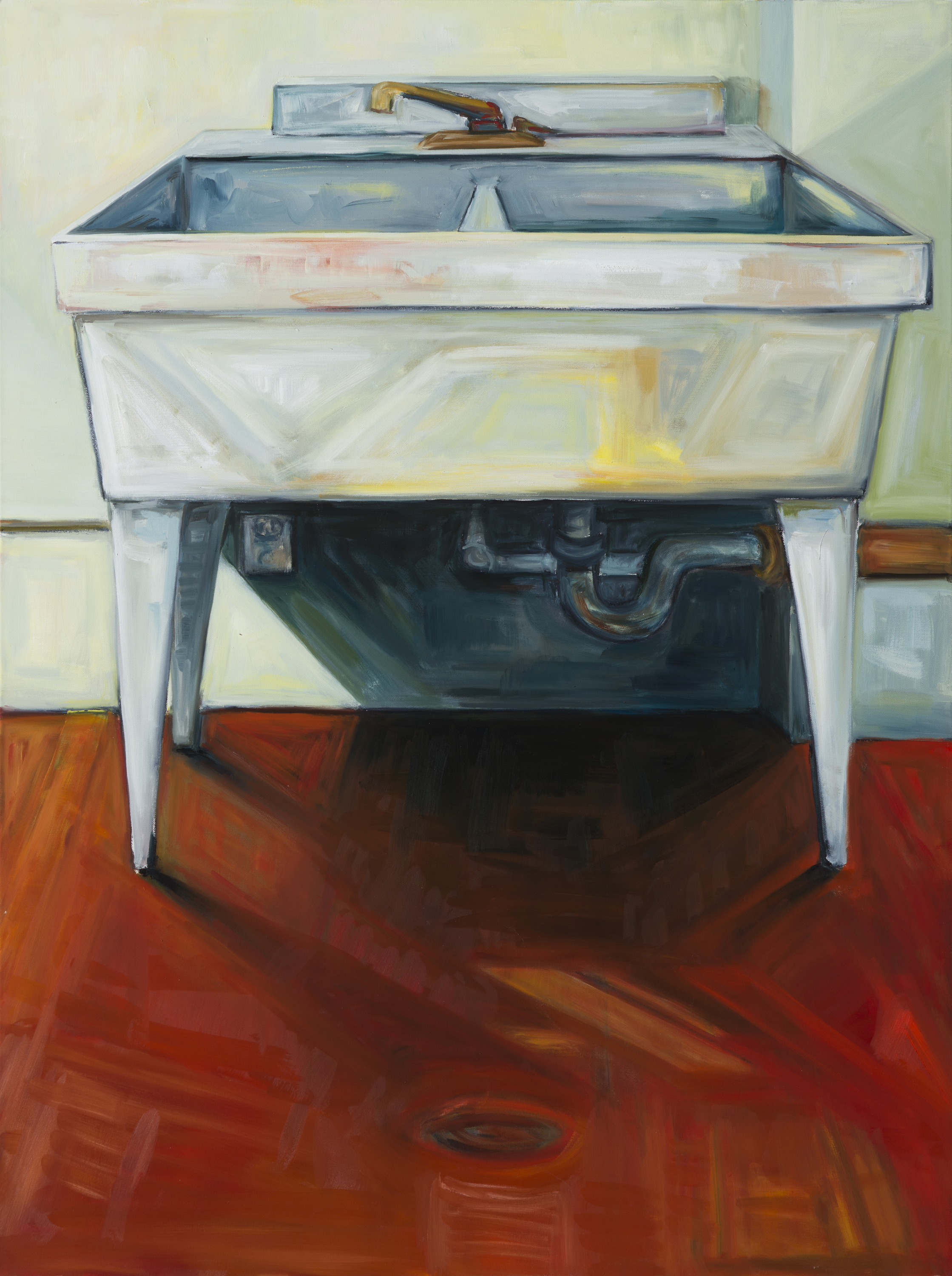 "Sinking Feeling" oil on canvas, 48" x 36"