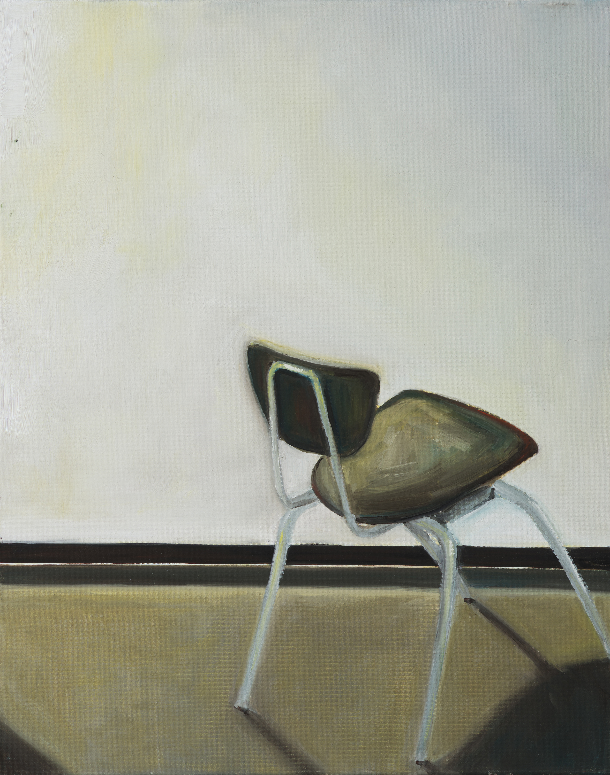 Have a seat (#3), oil on canvas, 20" x 16"