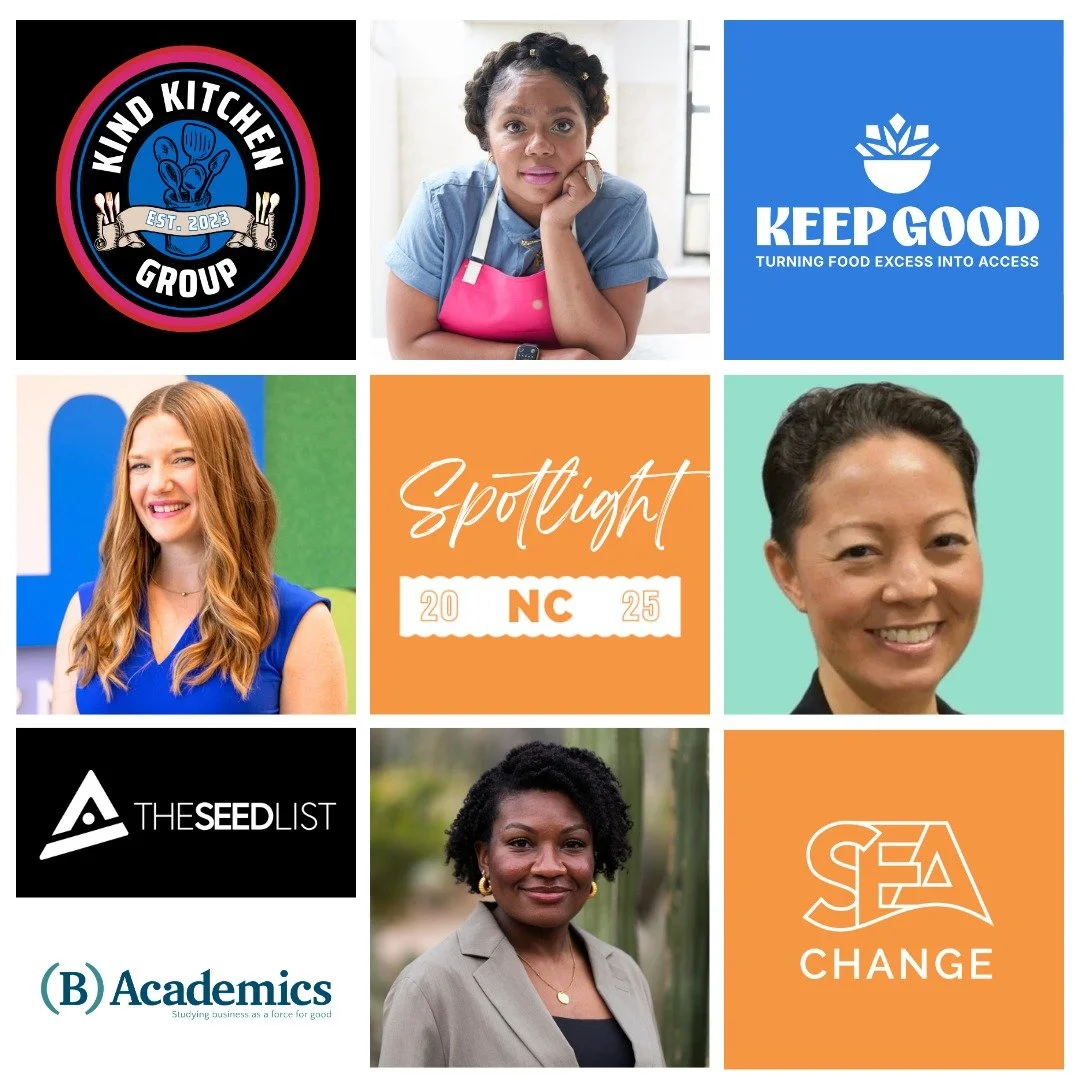 Food waste. Health inequities. Unsustainable business models. Startup talent gaps... These challenges are inspiring Social Entrepreneurs to take action.

Meet four of the ventures in our first North Carolina Signature Cohort!

🔸 B Academics &bull; R