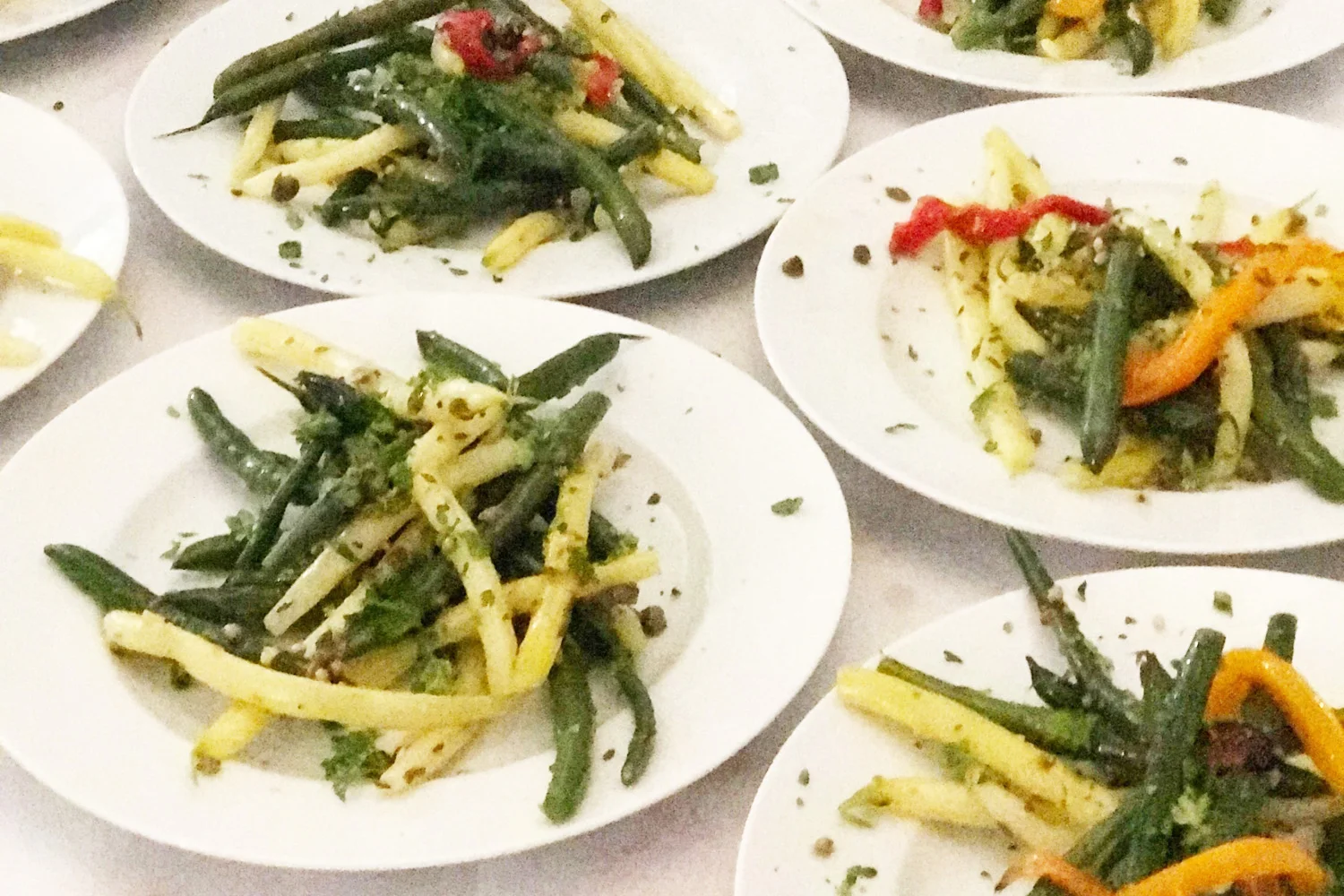 OTTOLENGHI'S MIXED BEAN SALAD WITH SWEET RED PEPPERS, CAPERS AND FRESH HERBS