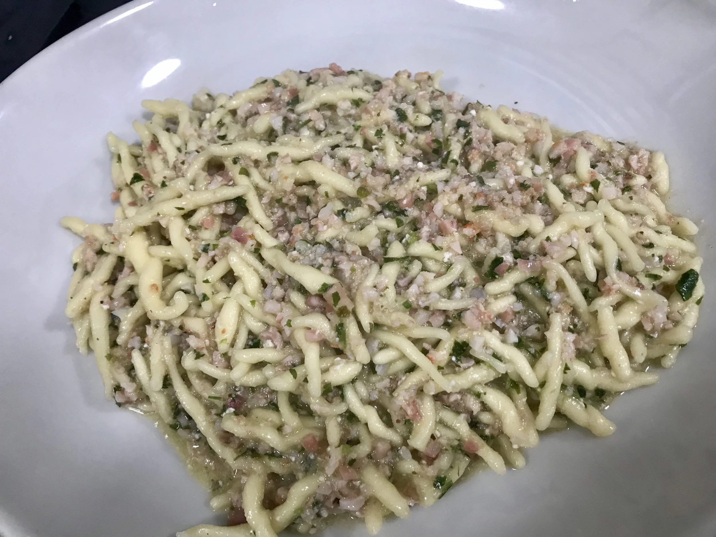 We also tasted this delicious seafood pasta