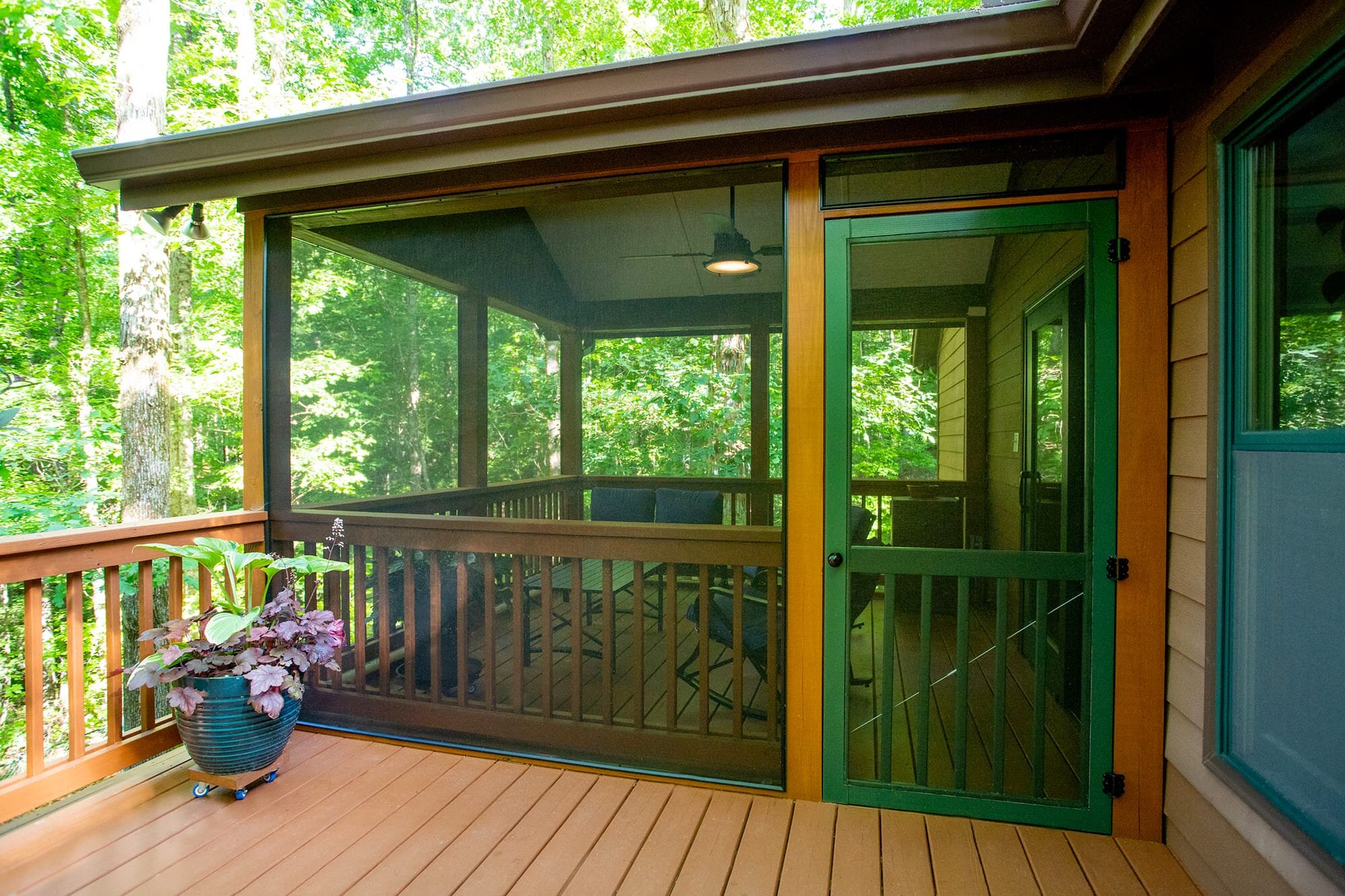 New Deck And Screened Porch Design