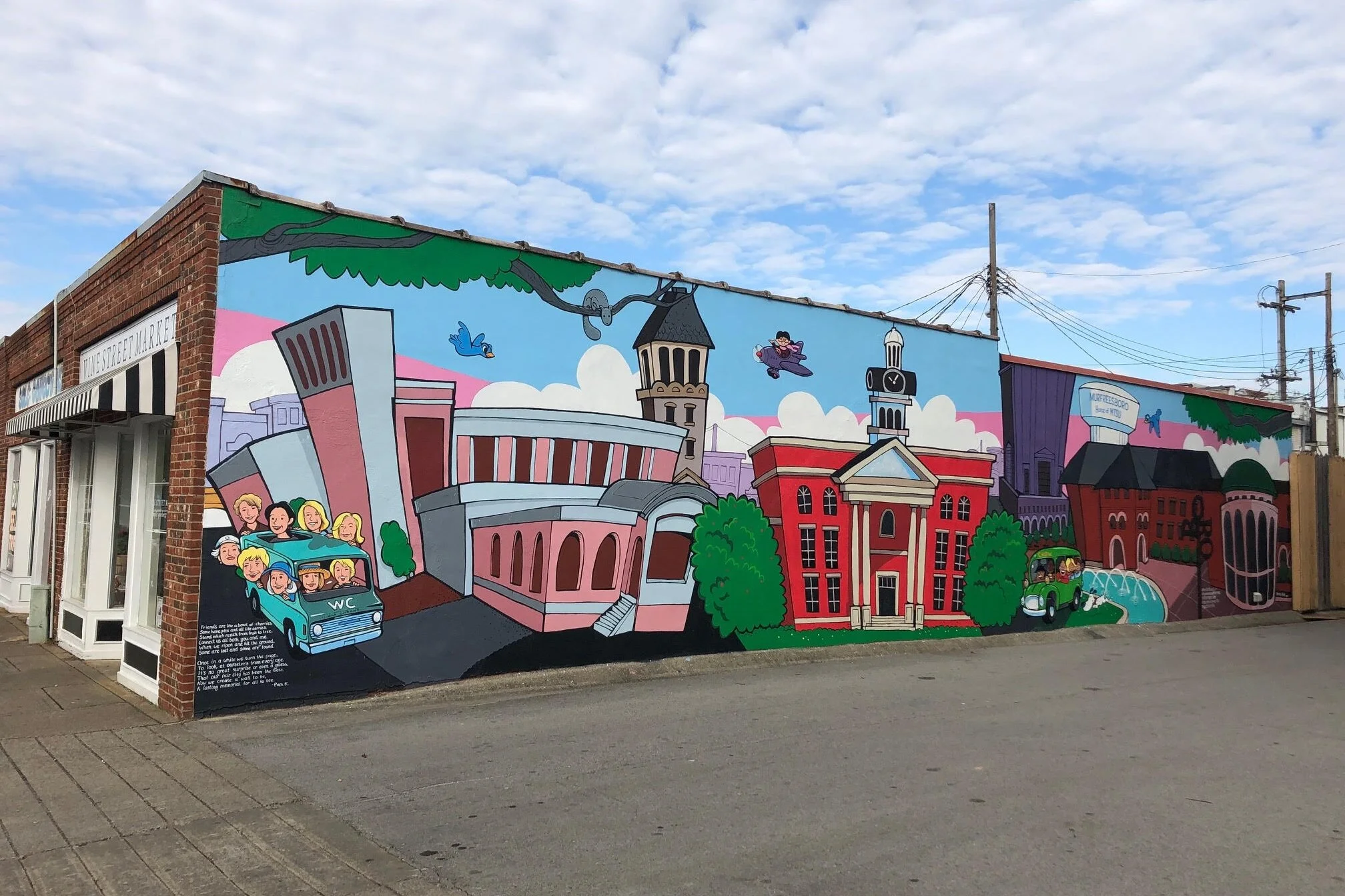 Celebrating our first mural festival in the media—and on a t-shirt!