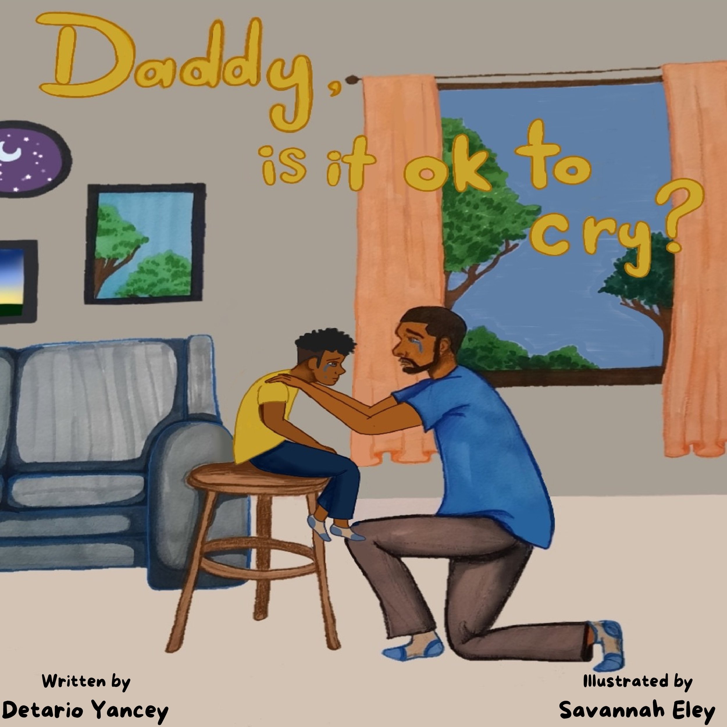 Daddy is it OK to cry