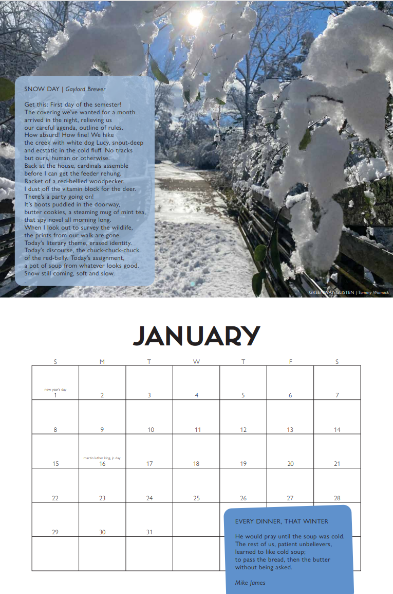  A preview of the 2023 local arts calendar.  