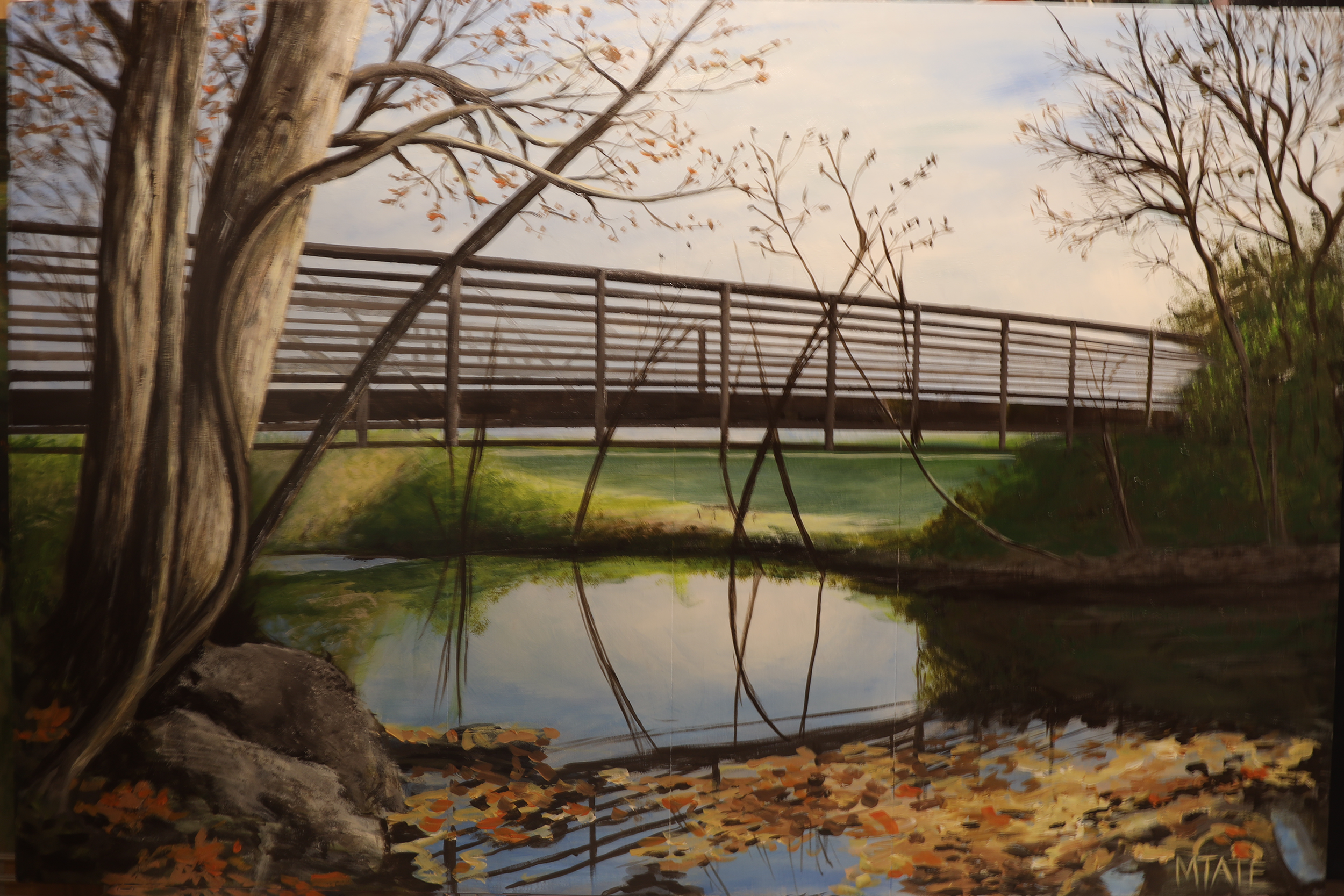 Bridge Over Lytle Creek by Melinda Tate