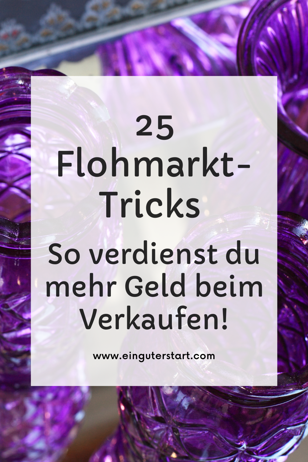 Die 25 besten FlohmarktTricks um mehr Geld zu verdienen Finanzen für