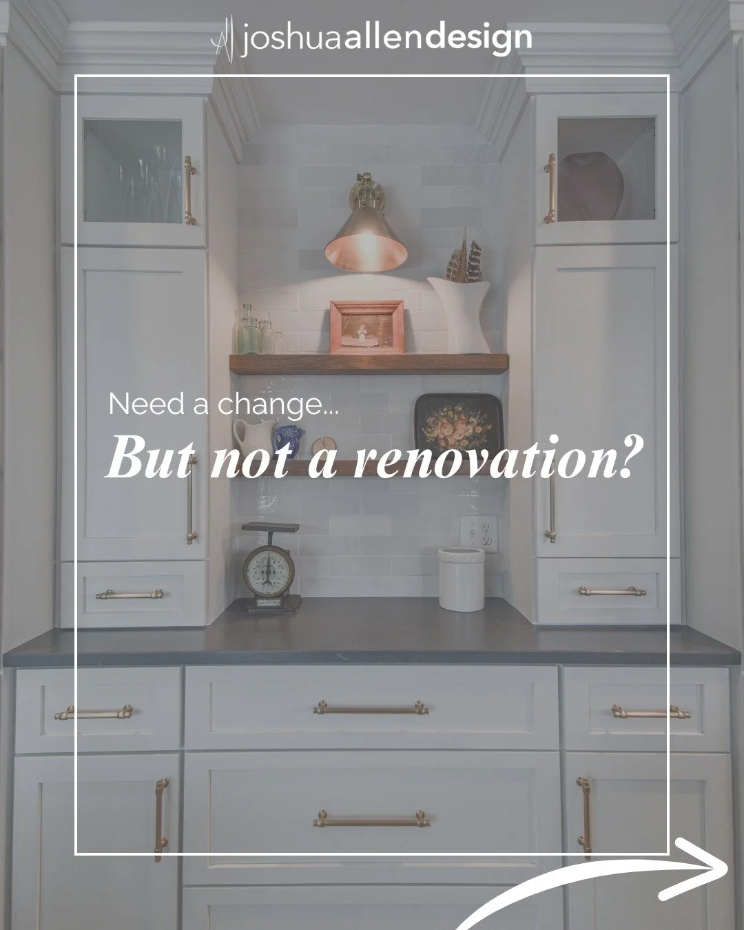 Not every space needs a full renovation to feel brand new.

At Joshua Allen Design, we&rsquo;re more than just an interior design studio. In addition to large-scale design projects, we also offer interior decorating and smaller refresh services&mdash