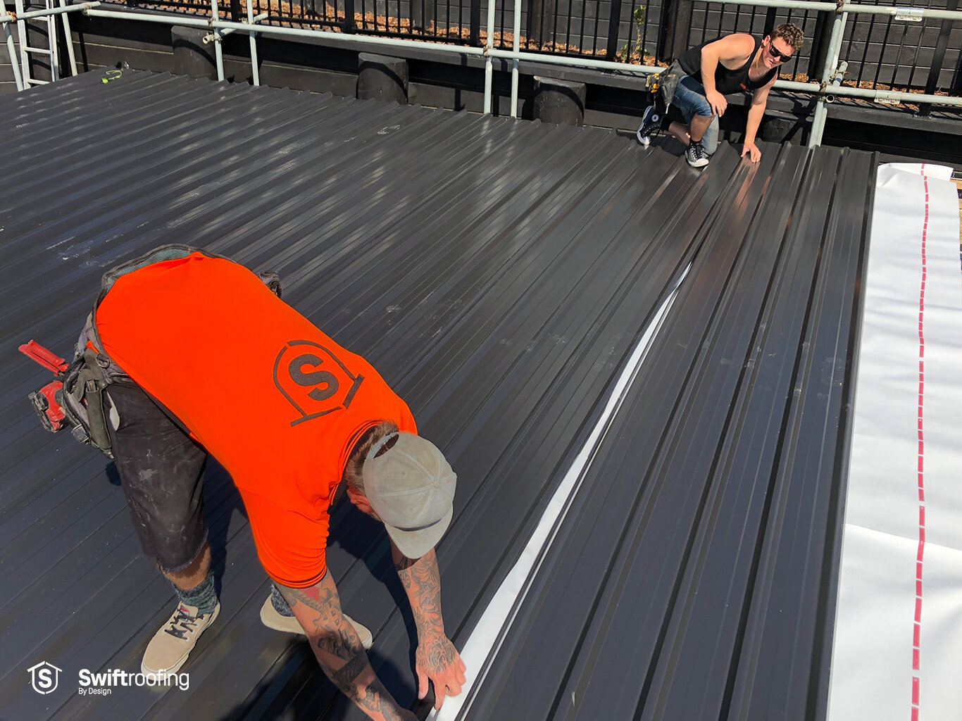 Swift Roofing — Swift Roofing Trimrib Roof Selfcontained