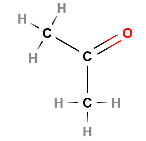 Lewis Structure of Propanone