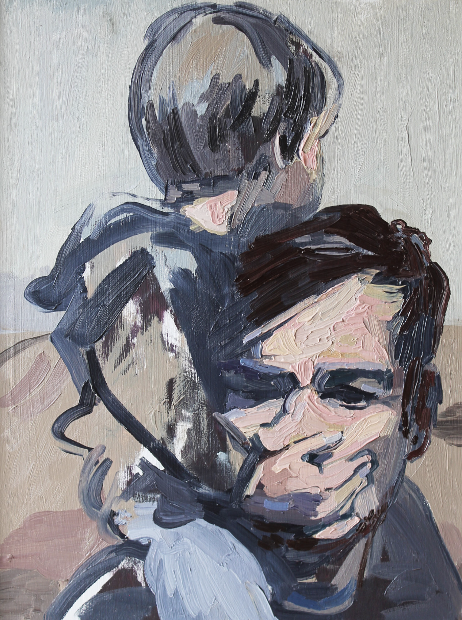 Sugar Beets, oil on wood panel