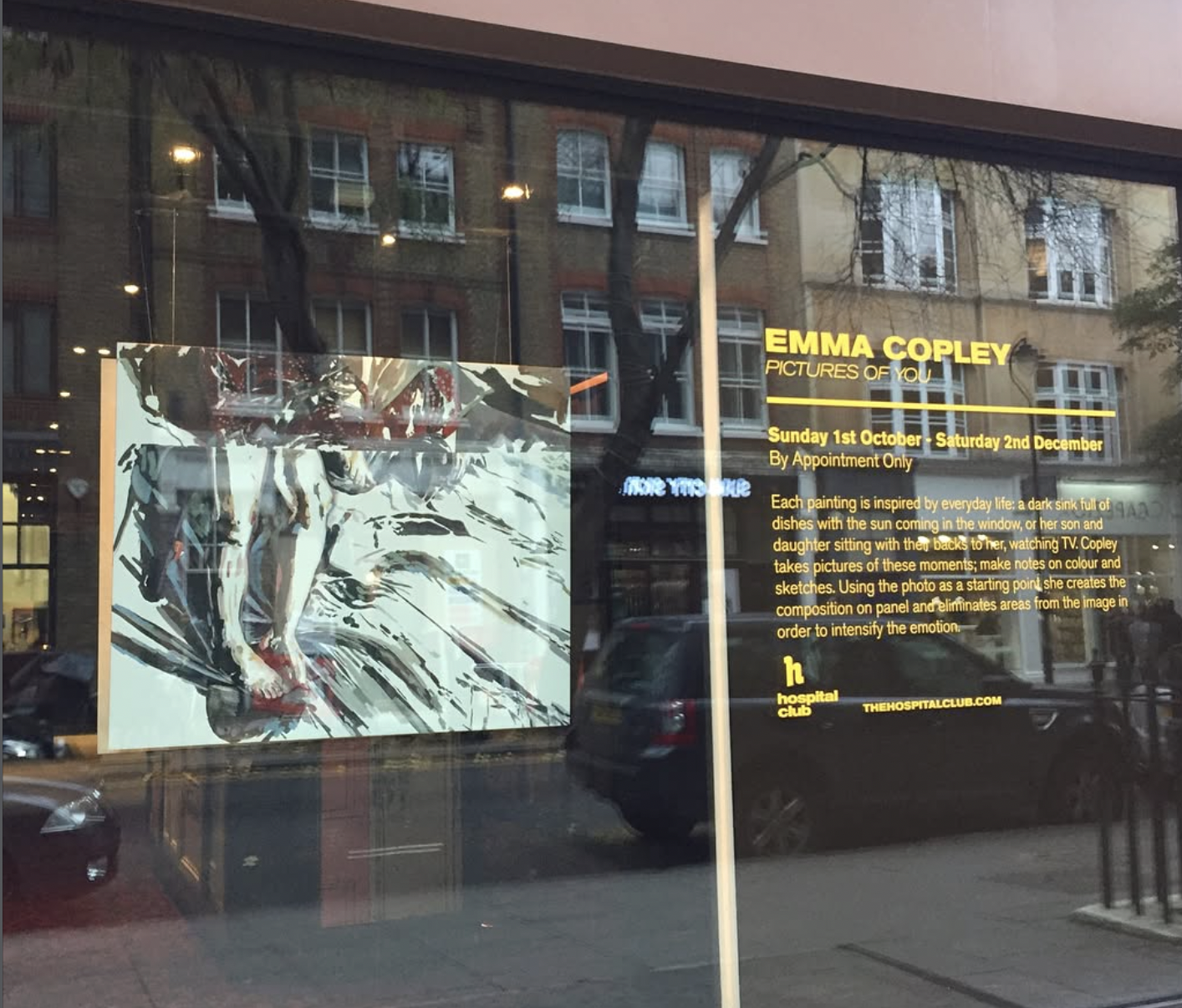 PICTURES OF YOU, SOLO EXHIBITION, THE HOSPITAL CLUB, COVENT GARDEN LONDON, OCTOBER - DECEMBER 2017