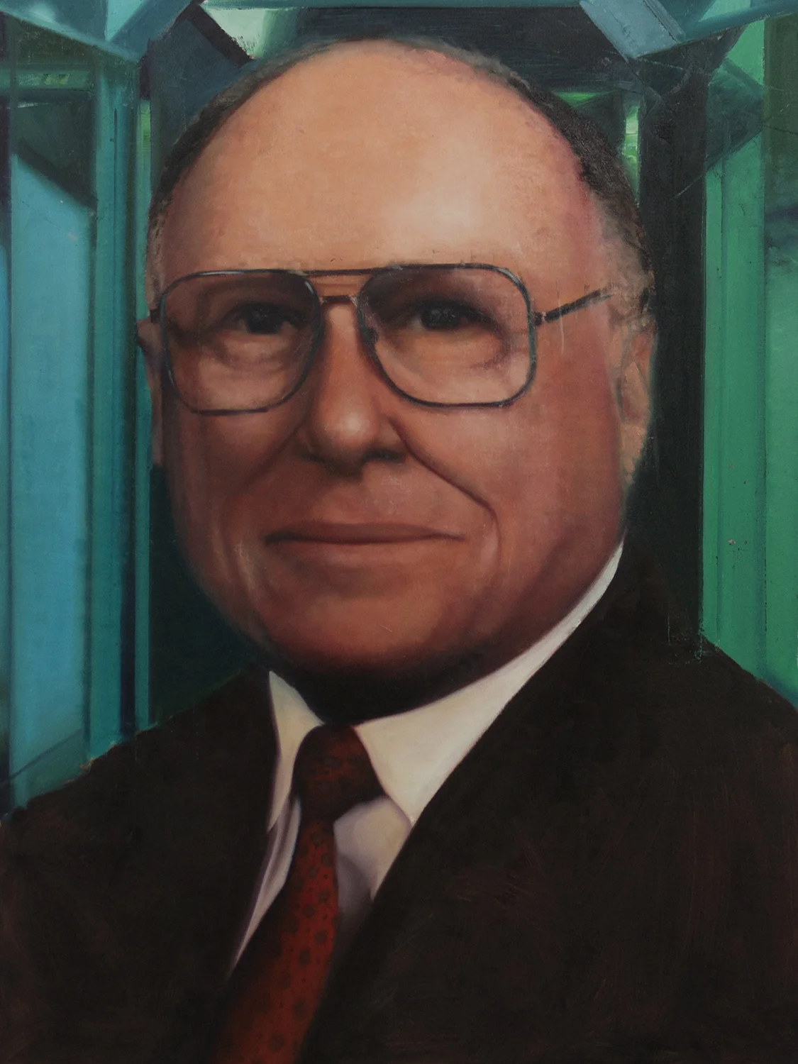Grandpa Dick, 36x24” Oil