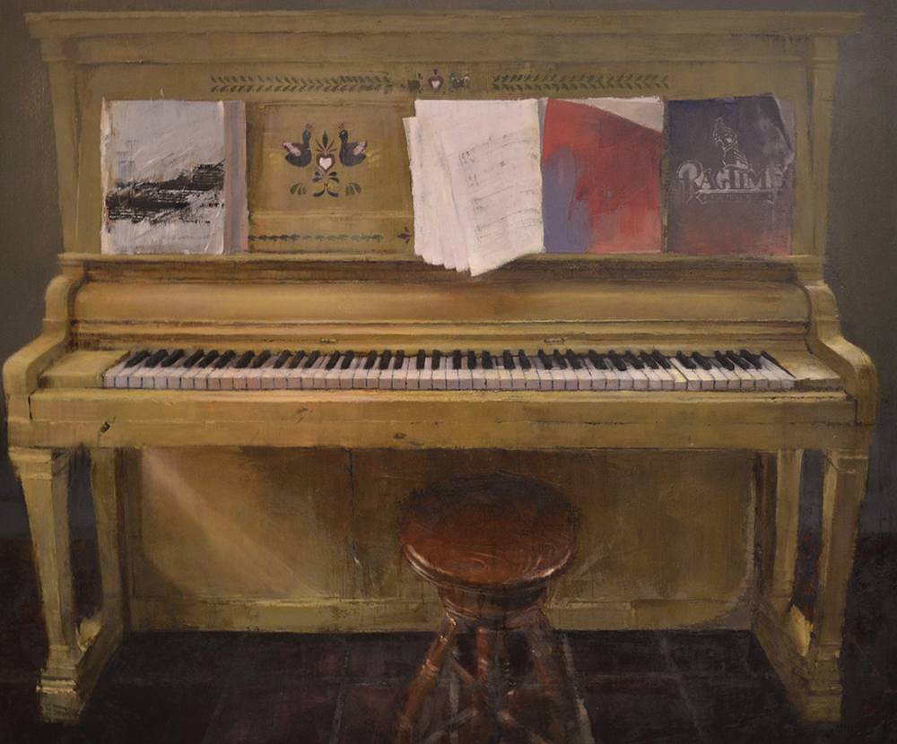 Piano, 60x72” Oil