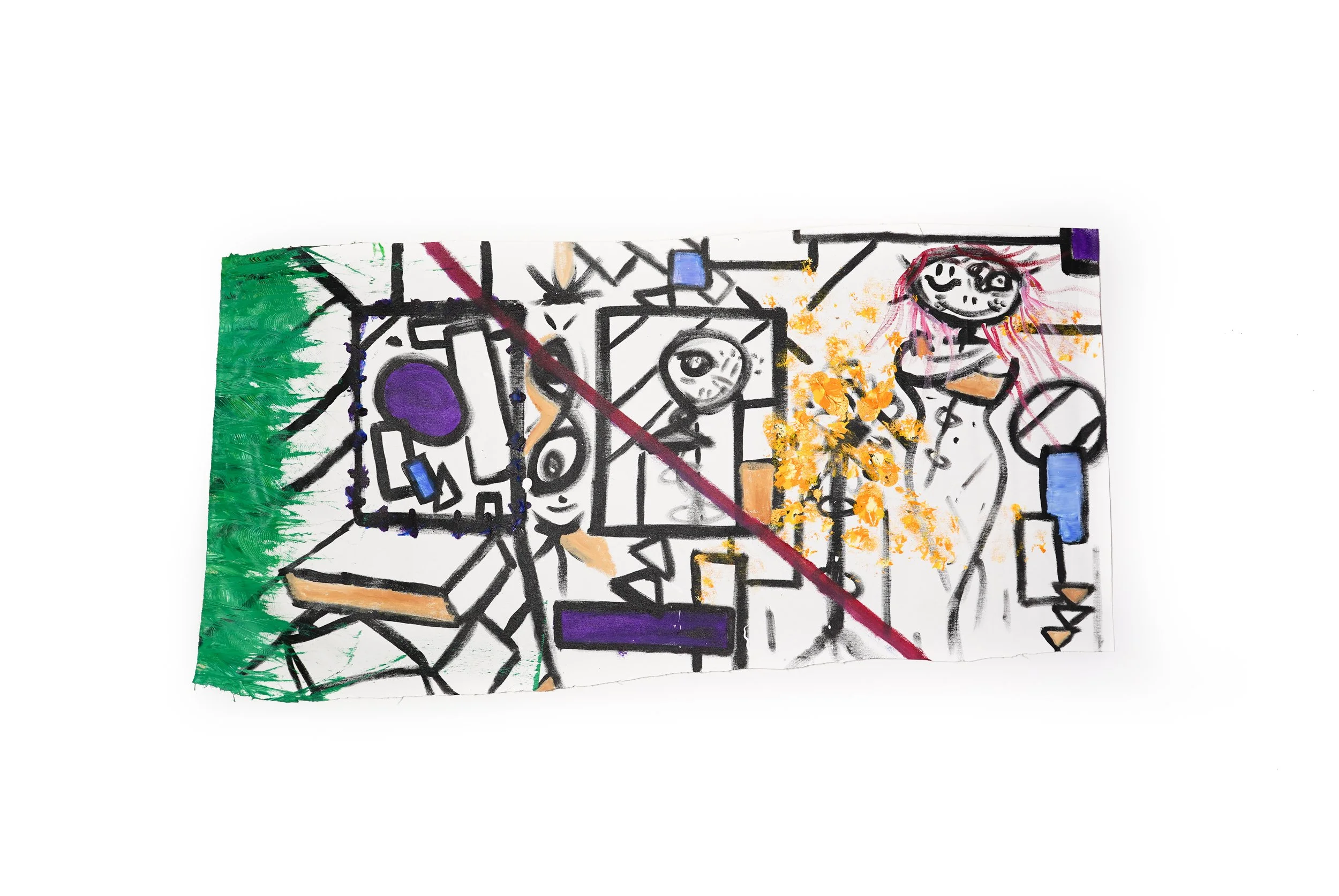 Painting by Cameron Colan