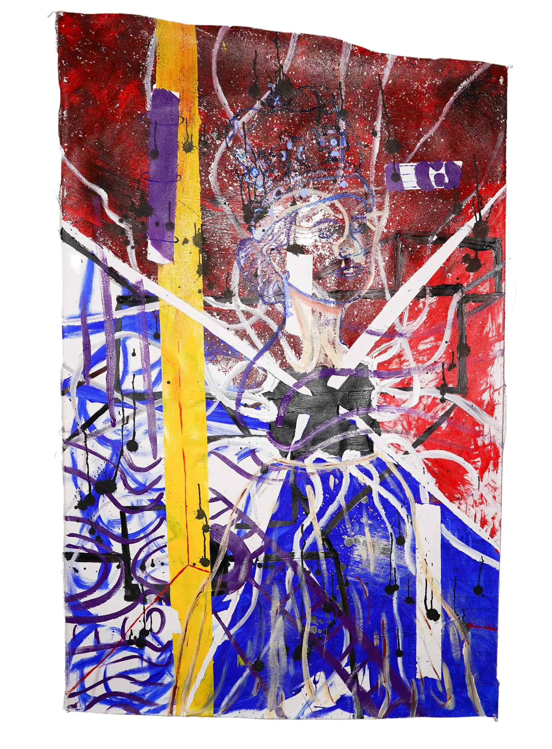 Painting by Cameron Colan