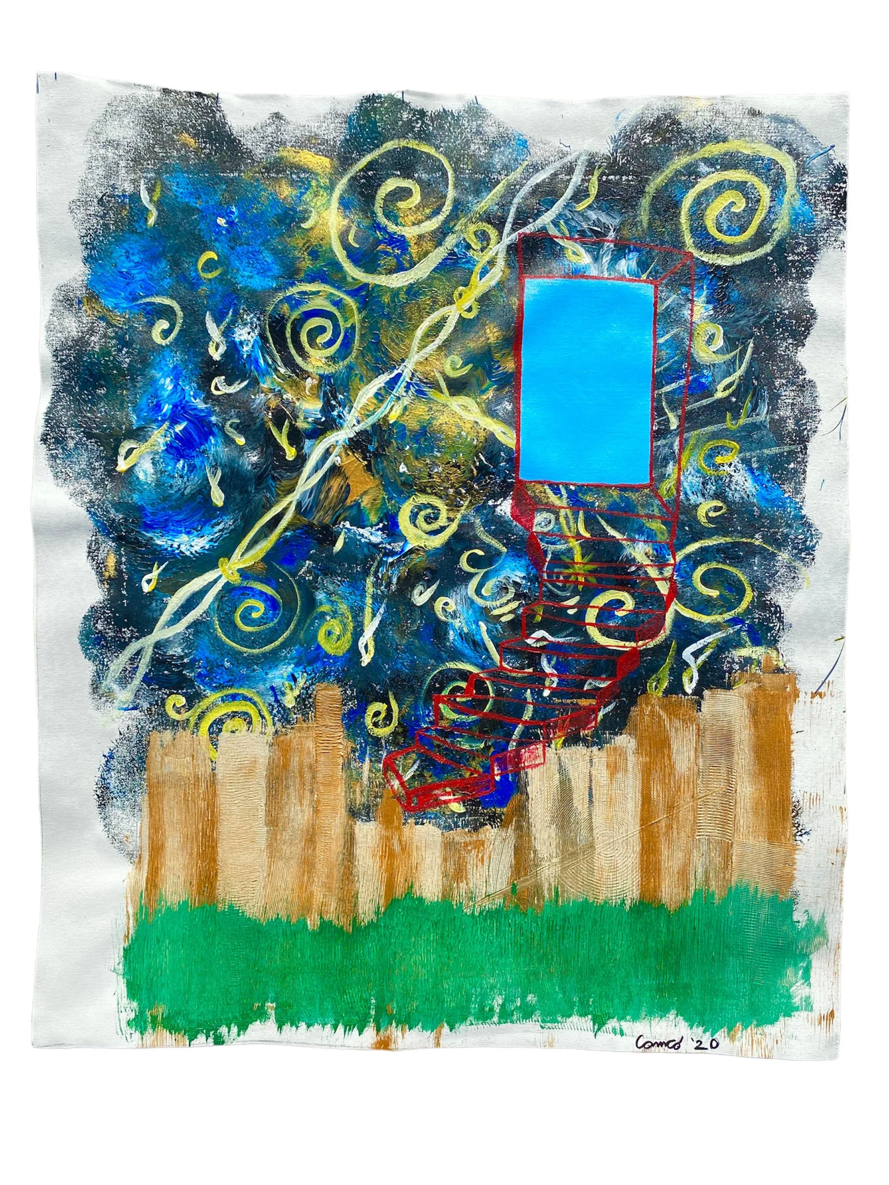 Painting by Cameron Colan