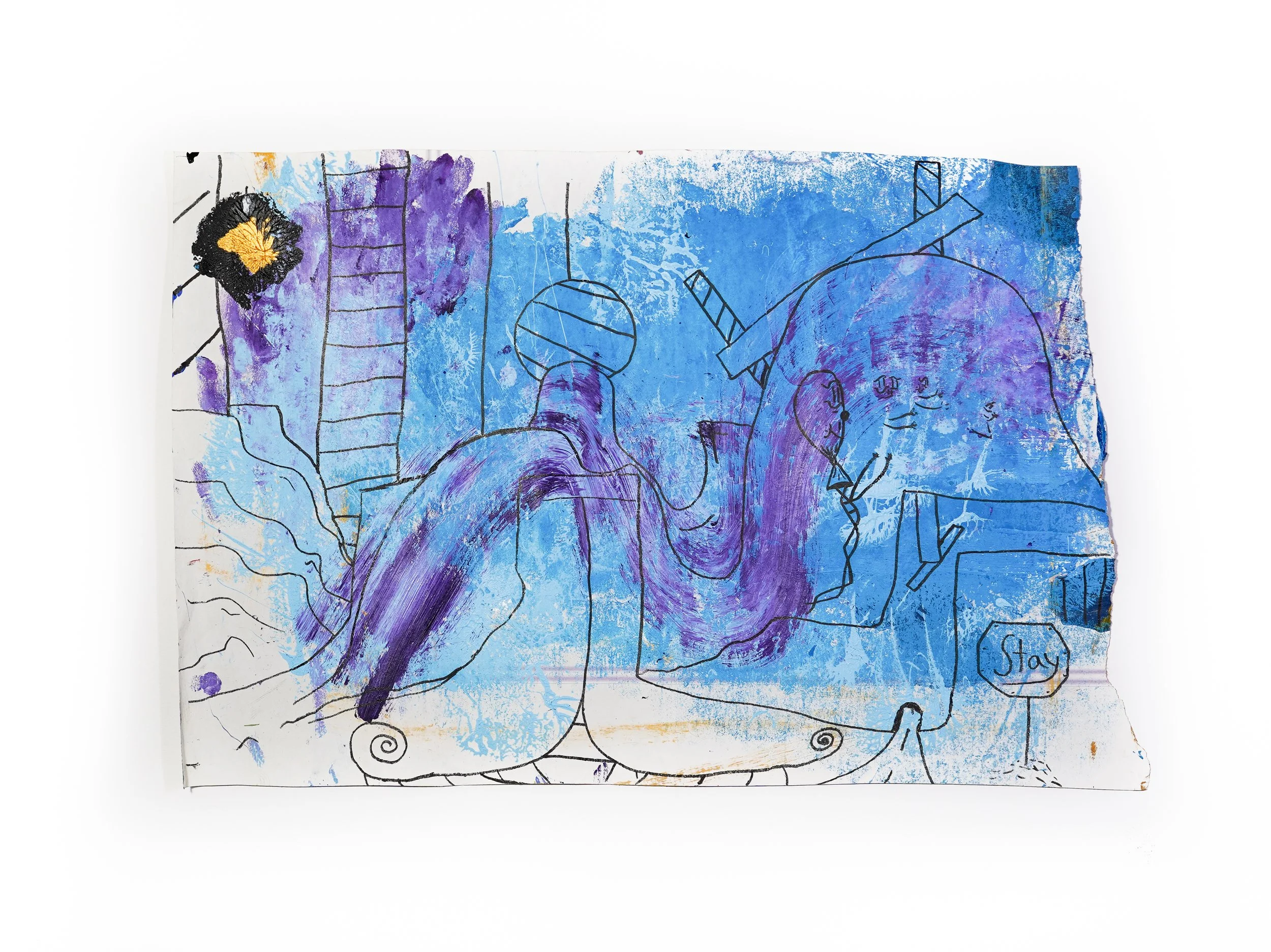 Untitled Painting by Cameron Colan