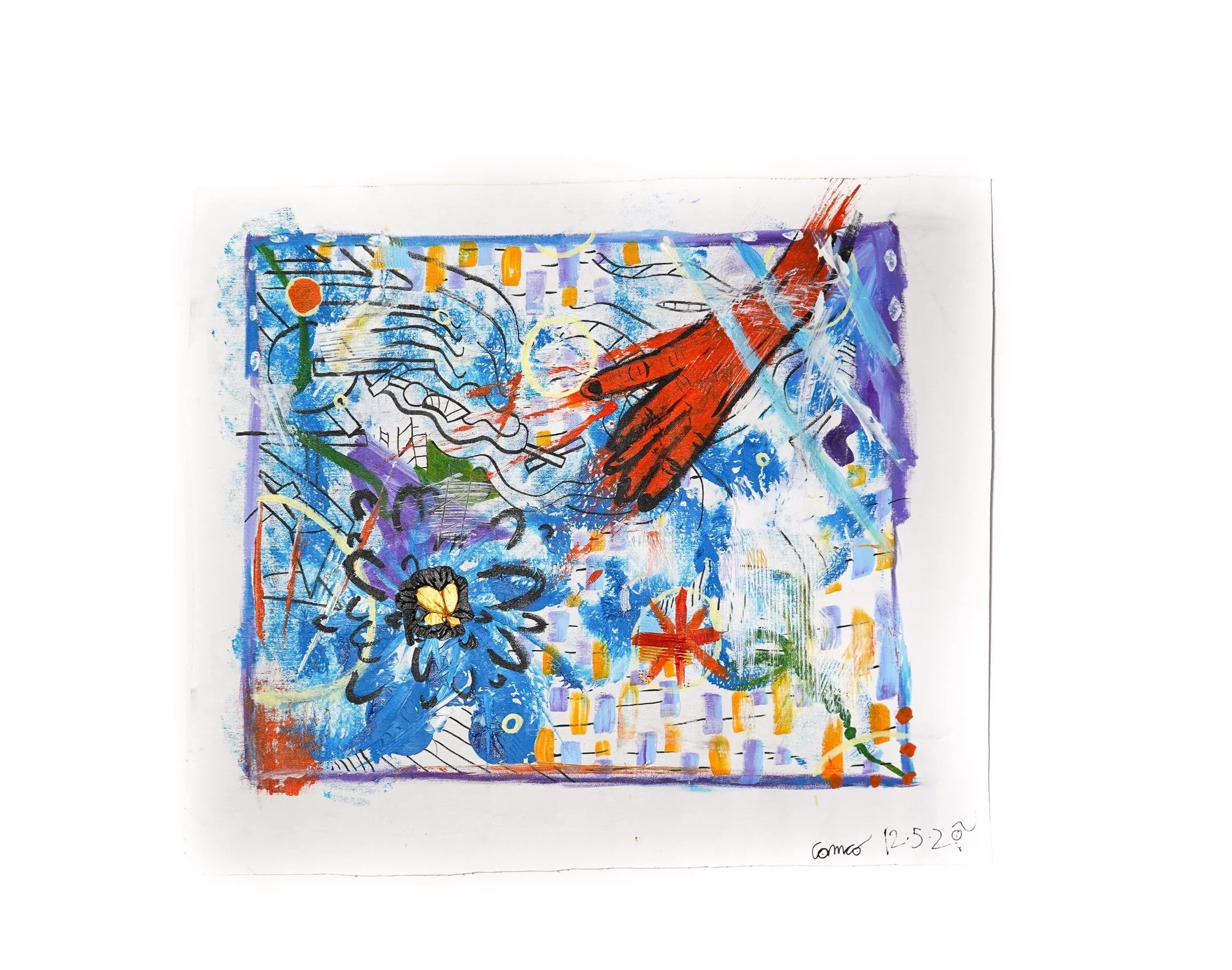 Painting by Cameron Colan