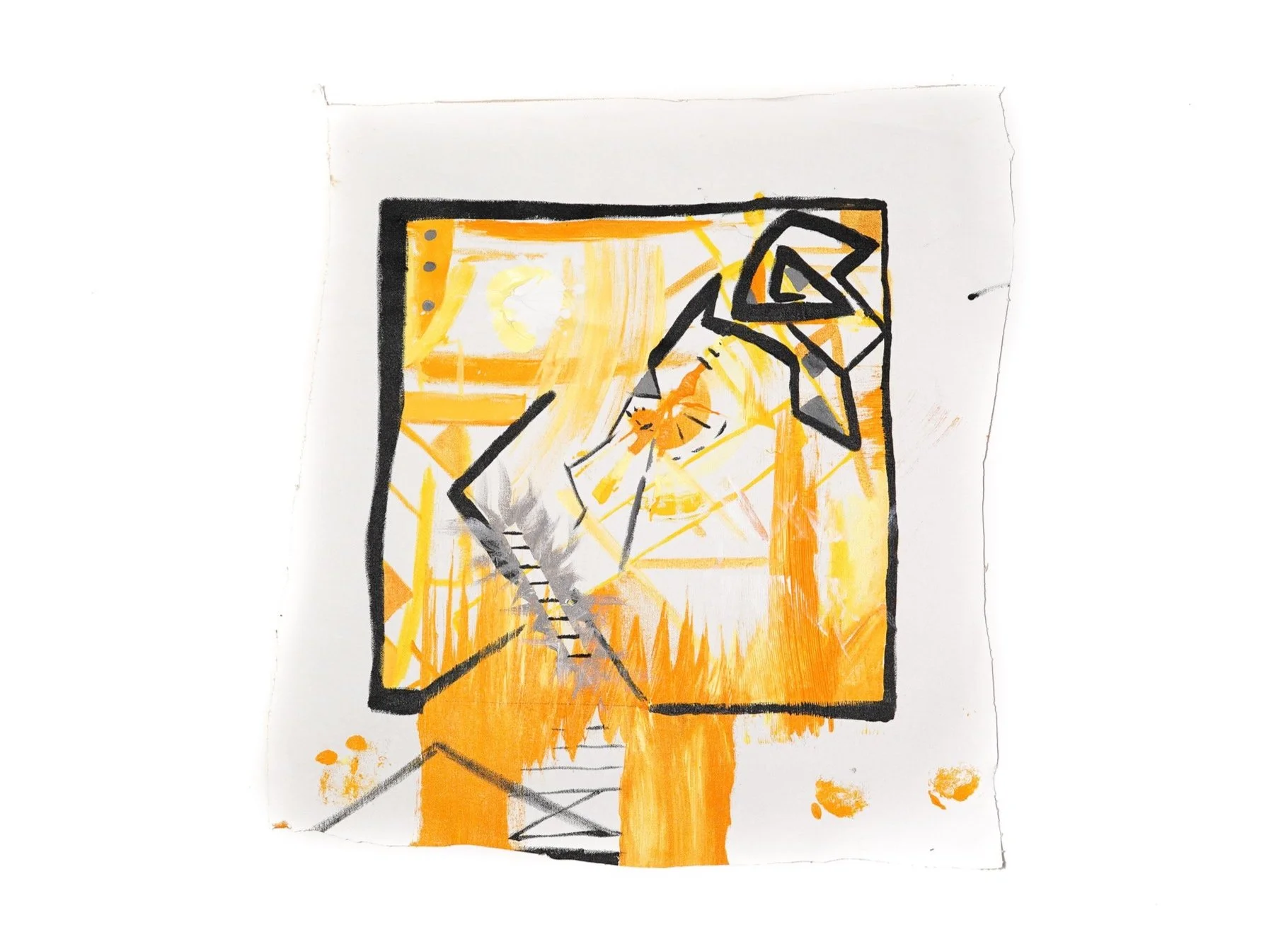 Painting by Cameron Colan