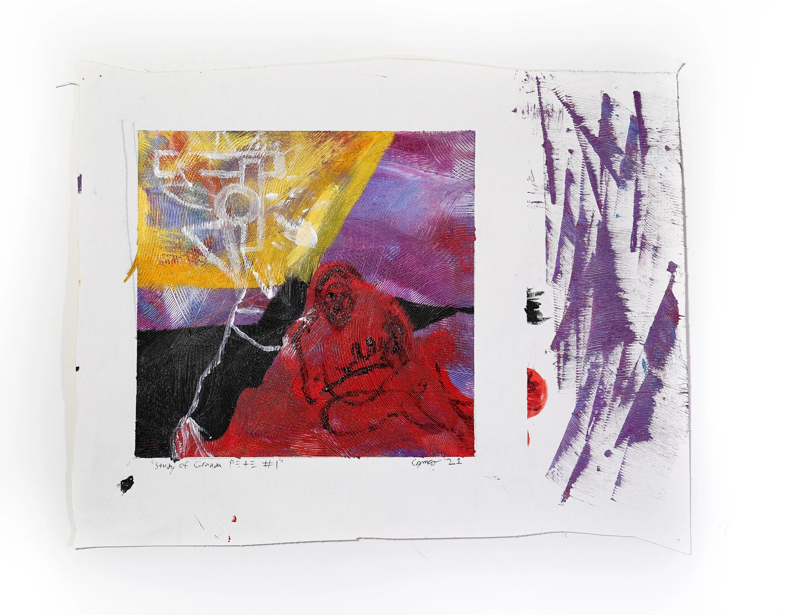 Painting by Cameron Colan