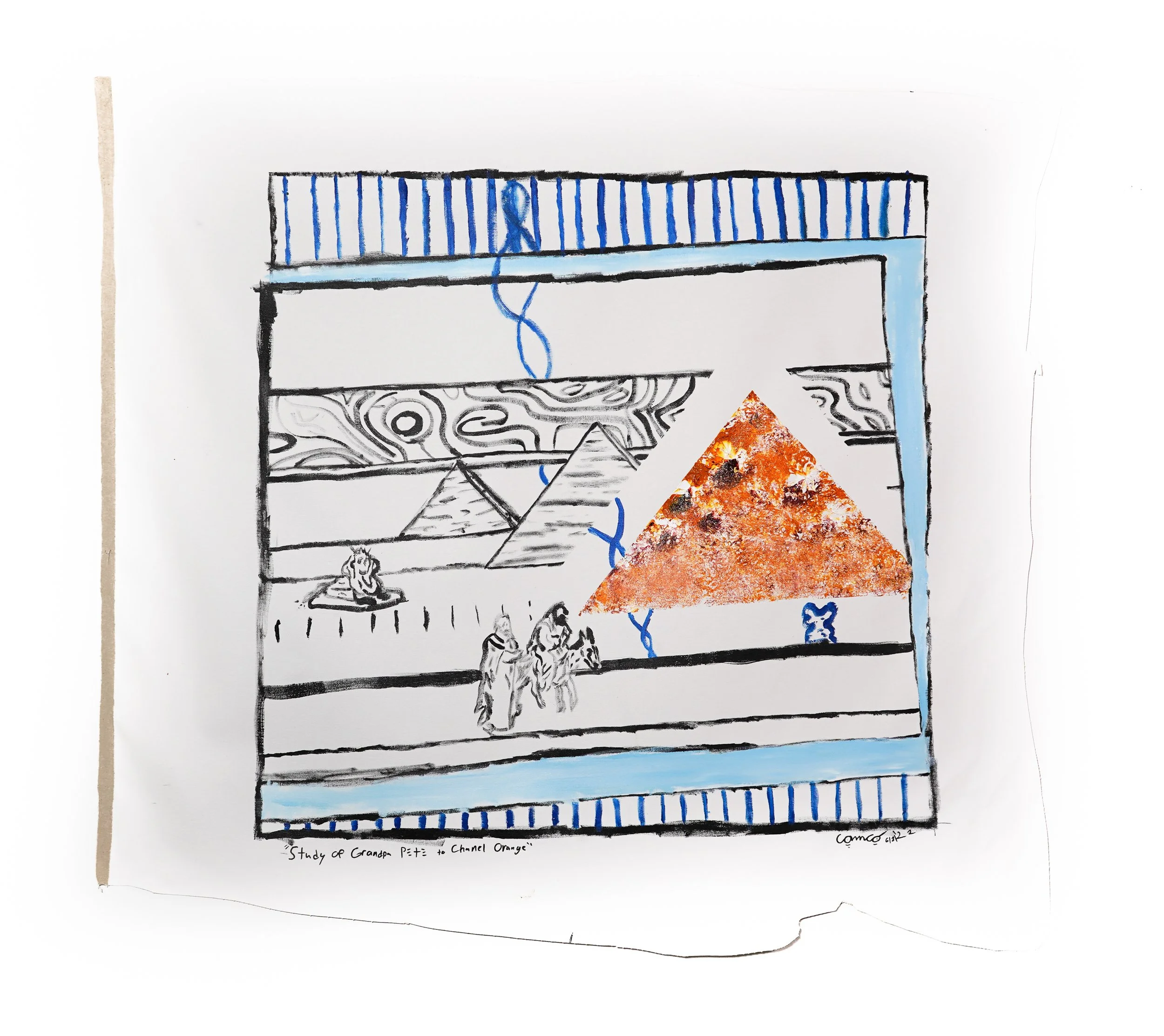 Painting by Cameron Colan